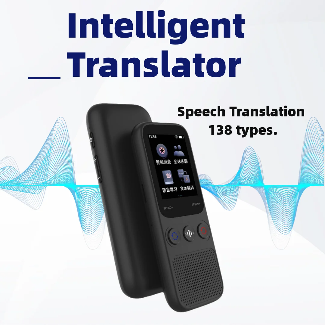 Language Translator Device, Two Way Real-Time Voice Translation, Support 138 Languages, Accurate fflin for Travel