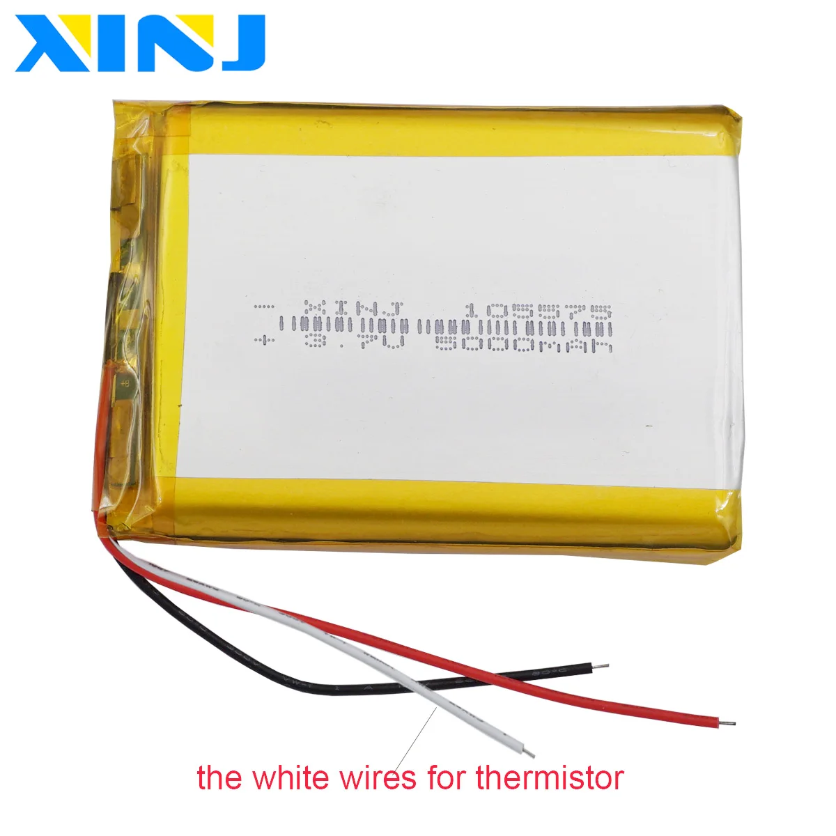 

3.7V 5000mAh 18.5Wh NTC 3 Wires Thermistor Li-Polymer Li Lipo Battery 105575 For GPS Power Bank E-Book PAD MID PSP DIY Tablet PC