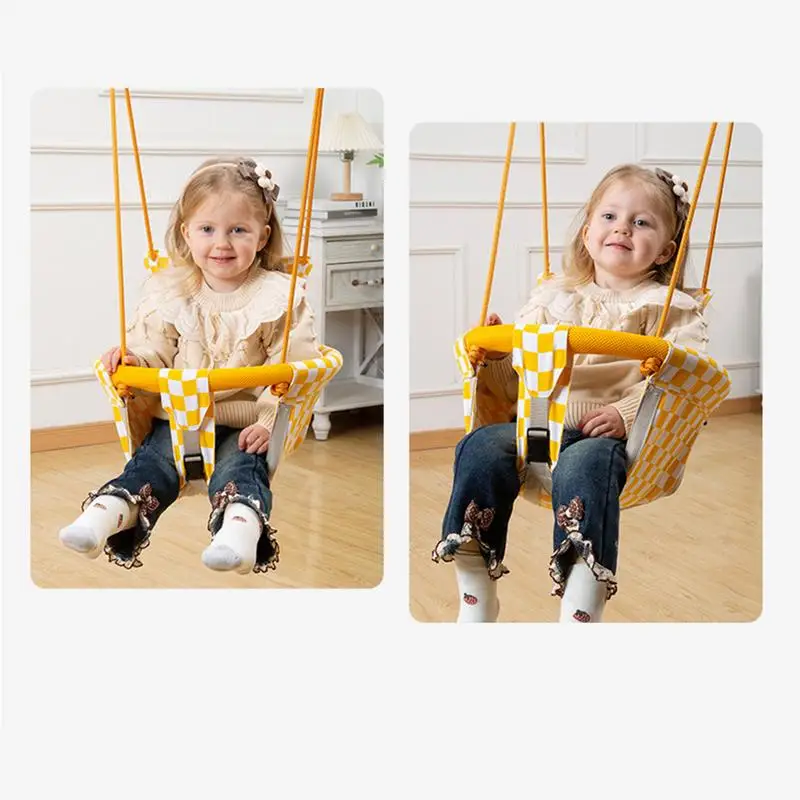 Kids Outdoor Swing Safe Children Swing Toddler Indoor Outdoor Swing Set Backyard Swingset Playground Accessories For Kids 4