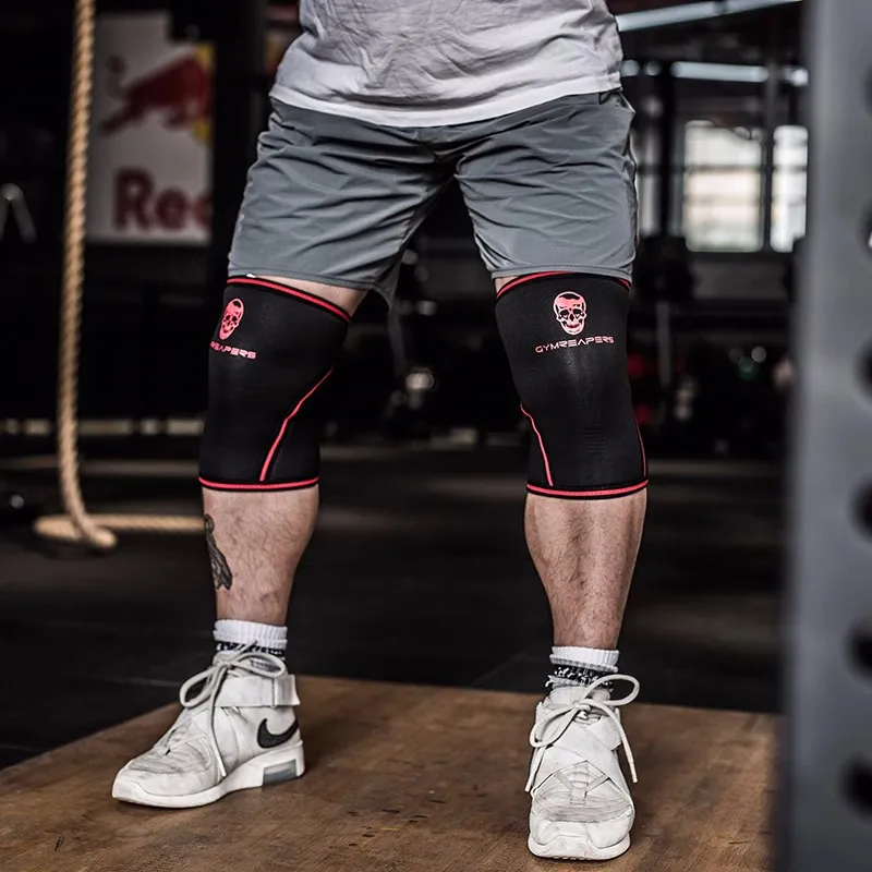 1 pz ginocchiere da 7 mm per sollevamento pesi e powerlifting - Supporto per compressione al ginocchio ad alte prestazioni per squat, sport (uomo donna 1 pz ginocchiere da 7 mm per sollevamento pesi e powerlifting - Supporto per compressione al ginocchio ad alte prestazioni per squat, sport (uomo donna