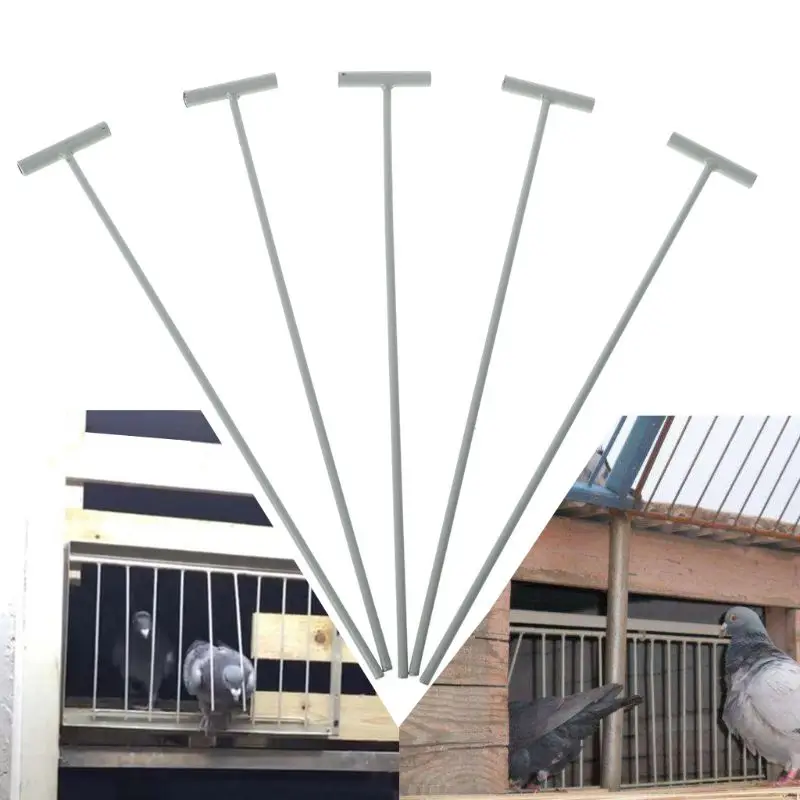 5pcs for Pigeon Cage T-Shaped Bars for Pigeon Catching Supplies Bird Entrance One-Way Trap Racing Pigeons B03E