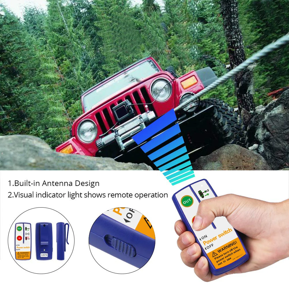 Remote Control Kit Wireless Winch Switch For Truck