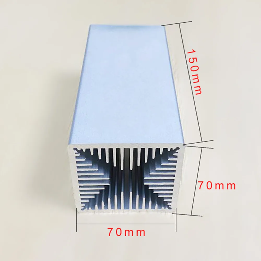 Mos tube radiator with fan wind tunnel heat dissipation