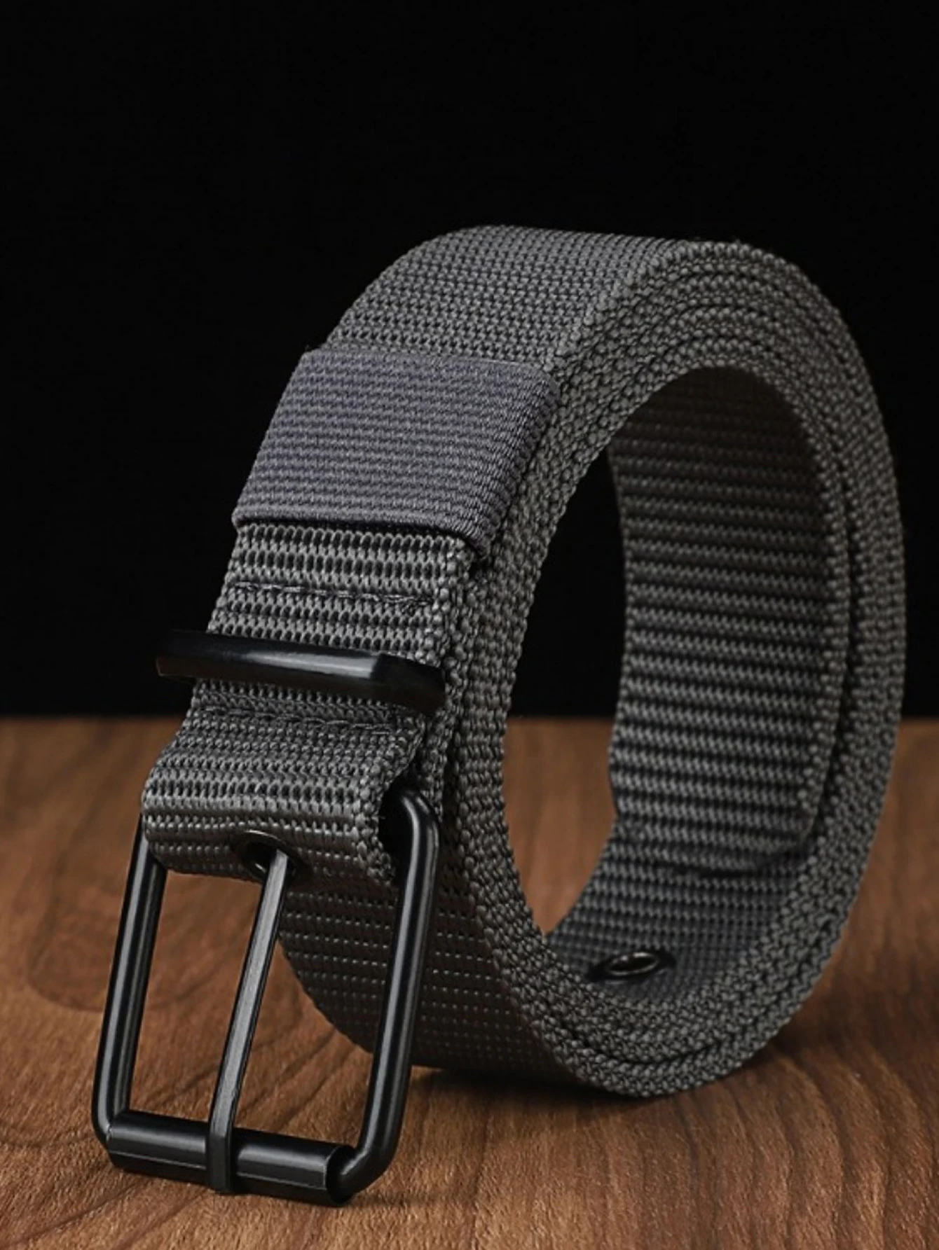 Canvas Belt Perforated canvas belt men's needle buckle belt student youth Korean version versatile jeans military training extend