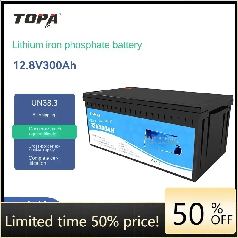 

Powerful 12V300AH LiFePO4 Battery for Industrial, Home Energy Storage, Backup Power, RV, Solar Energy