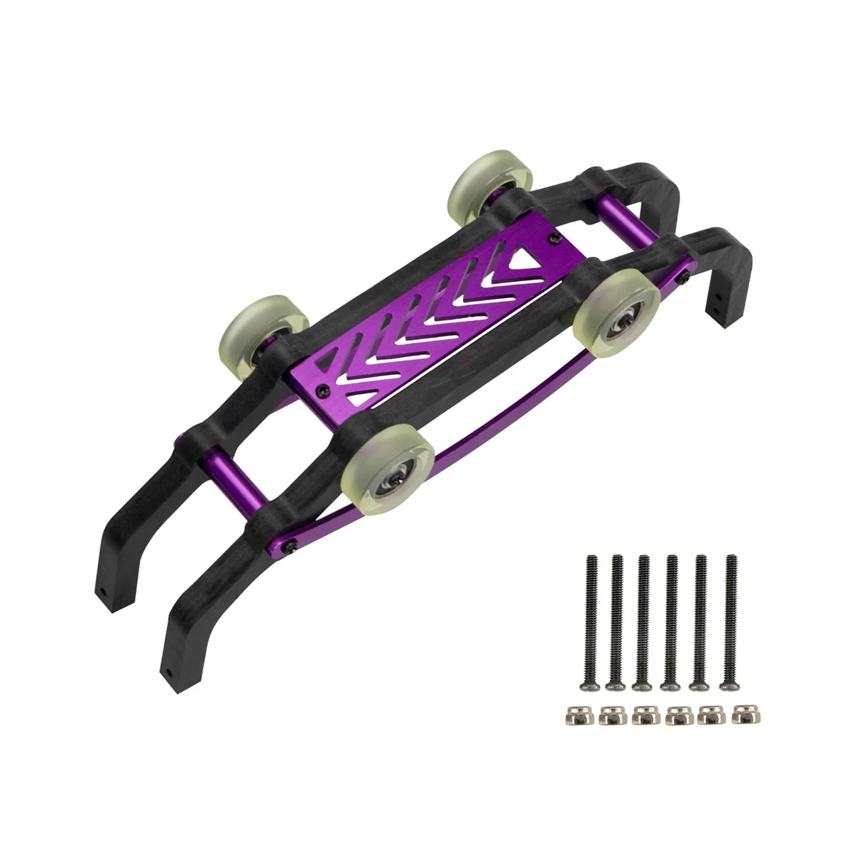 

Nylon Aluminum Alloy Roll Cage Wheelie Bar for MJX H16 16207 16208 16209 16210 1/16 RC Car Upgrade Parts,Purple