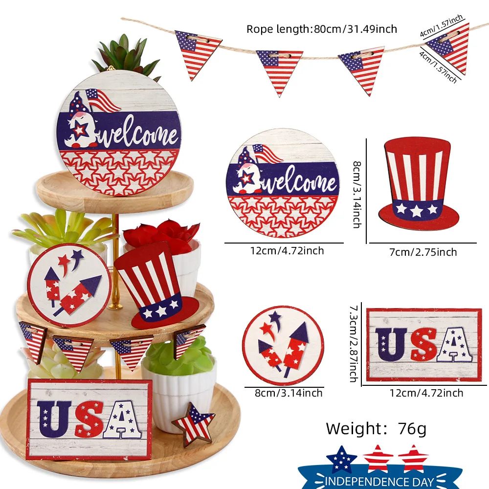 

Independence Day party photos, props, pallets, wooden plaques, tabletop decorations, party decorations, festive atmosphere