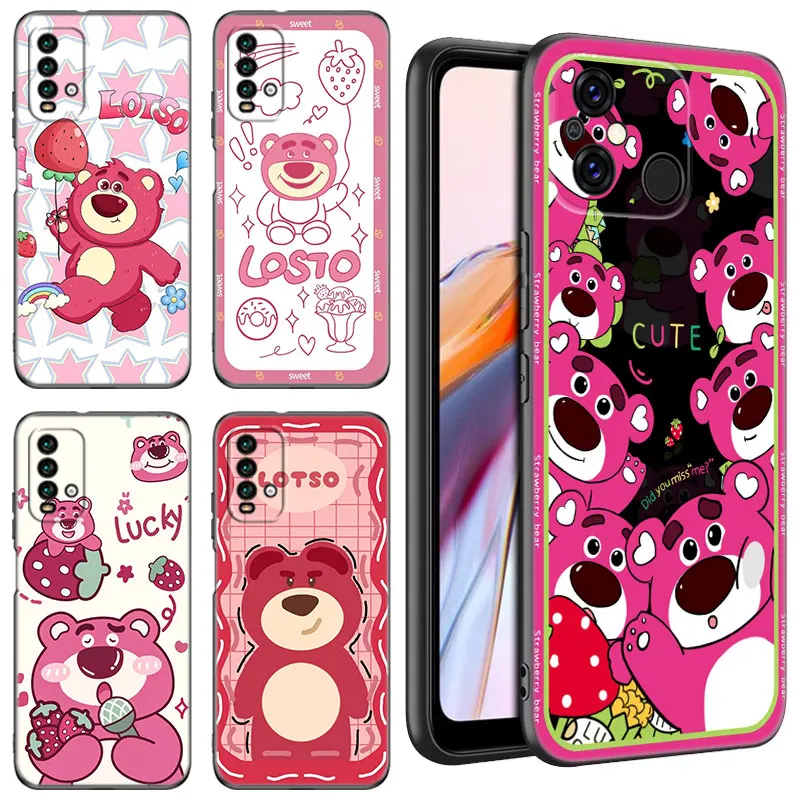 Custodia Per Telefono L-Lotso S-Strawberry Bear Per Xiaomi Redmi 11 Prime 11A 12C 13C A1 A2 + 12 4G 10 5G 8A 9A 10A 9C 10C 9I 12R Note 9T
