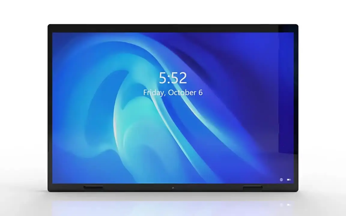 ポータブル折りたたみ式モニター,デュアルタッチスクリーン,360