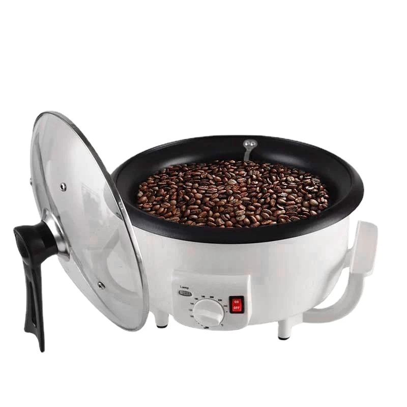 Coffee Bean Roaster Baking Peanut Popcorn machine Food Grade Non Stick Coating Temperatue adjustment 220/110V 1200w