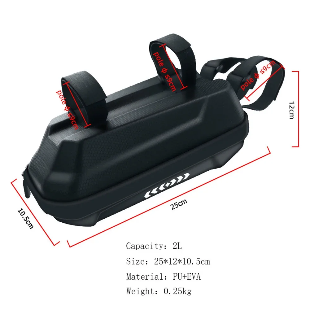 2L Electric Scooter Bag Accessories Electric Vehicle Bag Waterproof Scooter Front Bag Bike Bag Parts Rainproof Handlebar Bag New