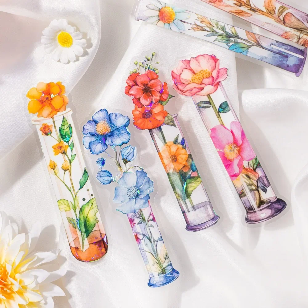 

Flower branch specimen Stickers cute PET Sticker Package aesthetic Diary Journal Decoration Label Sticker Scrapbooking planner