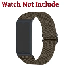 Elastic Nylon Braid Strap in 22mm - Stretchable Sport Band - Amazfit Helio (Olive Green)