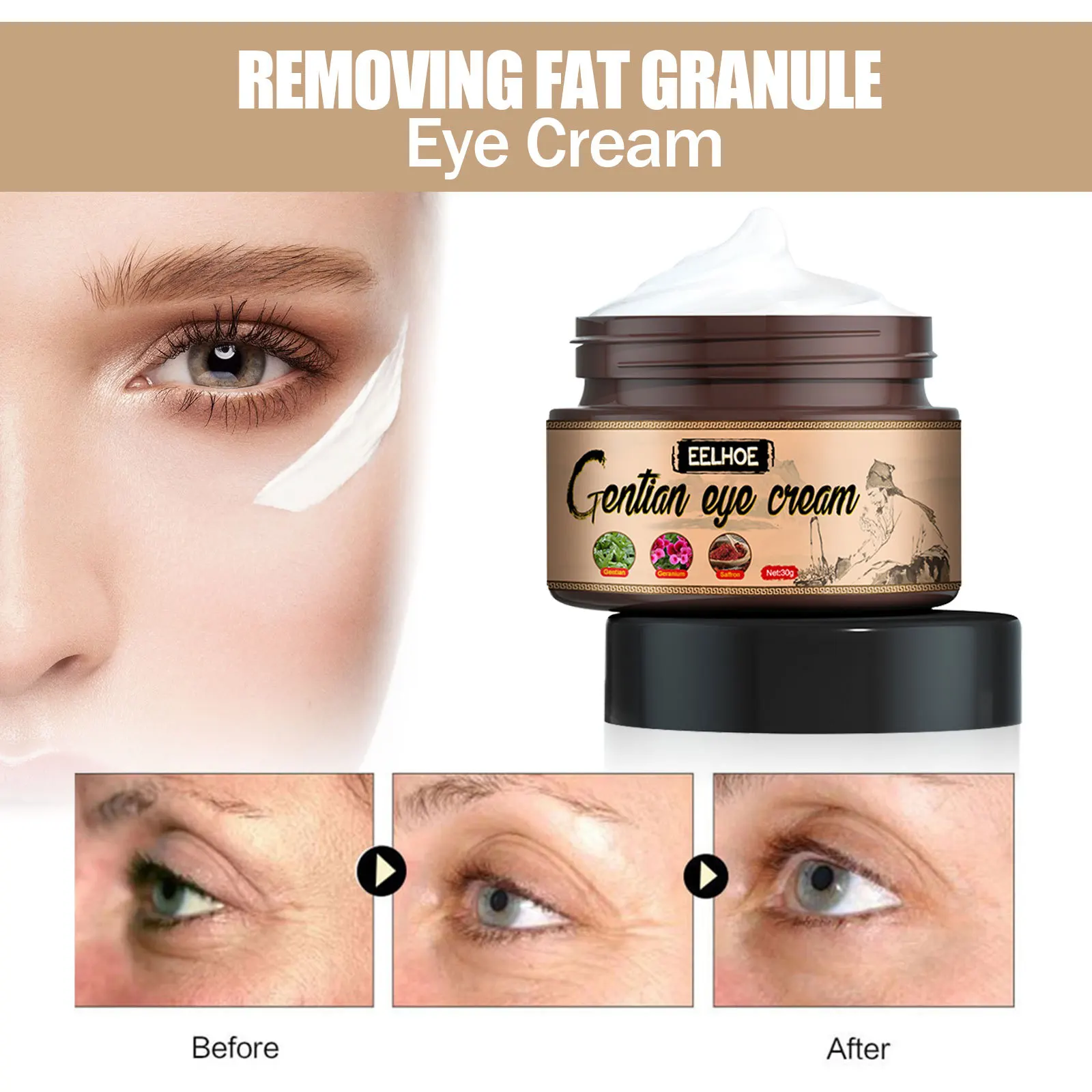 Wrinkle Eyes Face Cream Anti Dark Circle Eye Firming Anti Aging Moisturizer Facial Cream Remove Fineline Skin Care Beauty Health_voghion.com