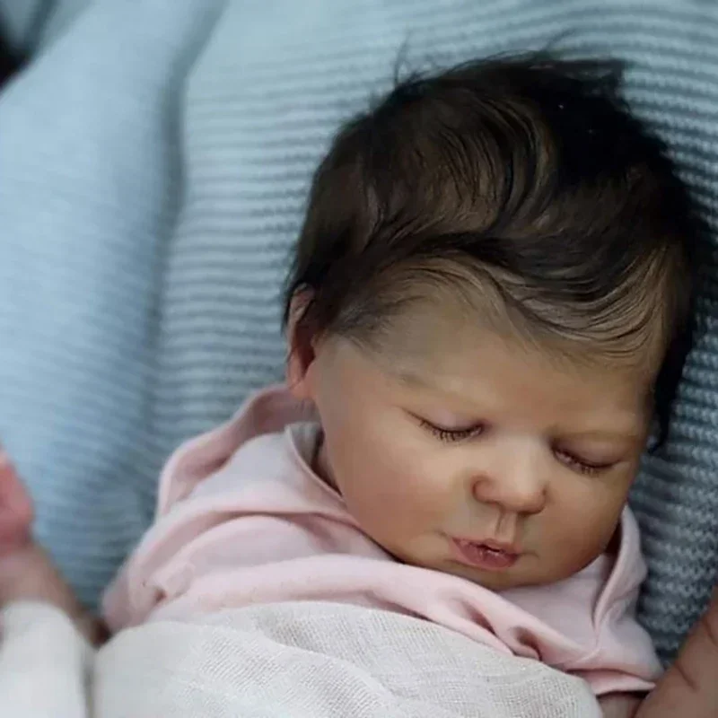 19Inch Unpainted Unfinished Kit Valentina Sleeping Baby Reborn