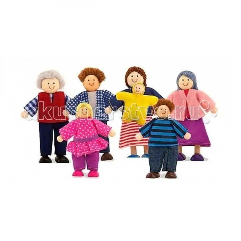 Melissa &amp Doug Кукольная семья |