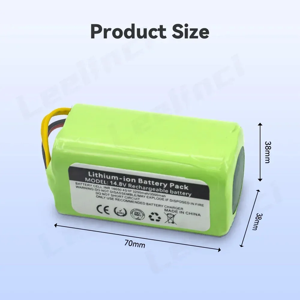

VAKAUMUS 14.8V 2600mAh Battery For ILIFE Robot Vacuum Cleaner - 1with CR130 Part 18650.00 battery pack