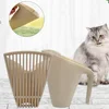 / Set Cat Litter Boxes Shovel Cleaning Tool Cat Toilet Plastic Shovel Scoop with Handle Cat Litter Shovel Shovel with Handle 4