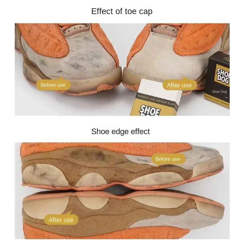 2/4Pcs Portable Sneaker Shoes Brush Boot Care Renovation Decontamination Shoes Care Leather Cleaner Suede Cleaning Tools Eraser