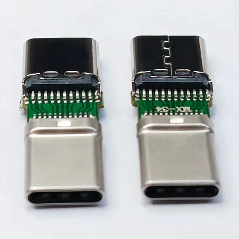1/5/10PCS Type-c3.1 남성-타입-c3.1 여성 수직 커넥터 소켓