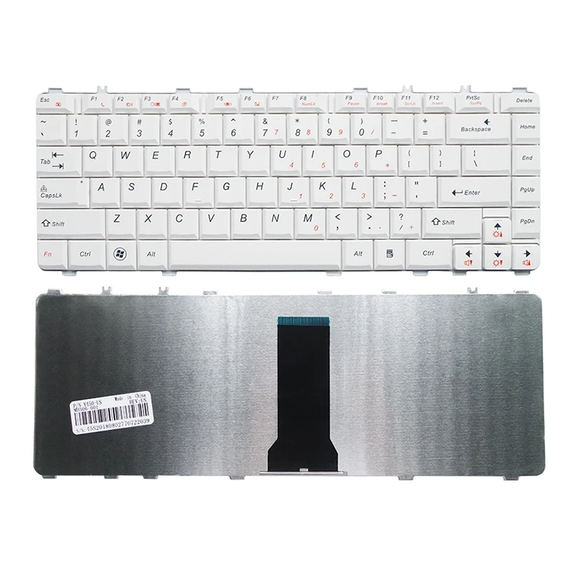 

Standard for Lenovo Y450 Y460 Y550 Y560 B460 V460 B460E US English notebook keyboard White Y460P