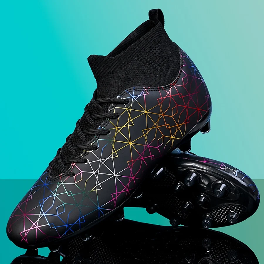 Neu Männer Professionelle Fußball Schuhe FG Training Fußball Stiefel Turnschuhe Lange Spikes Außen Bequeme_voghion.com