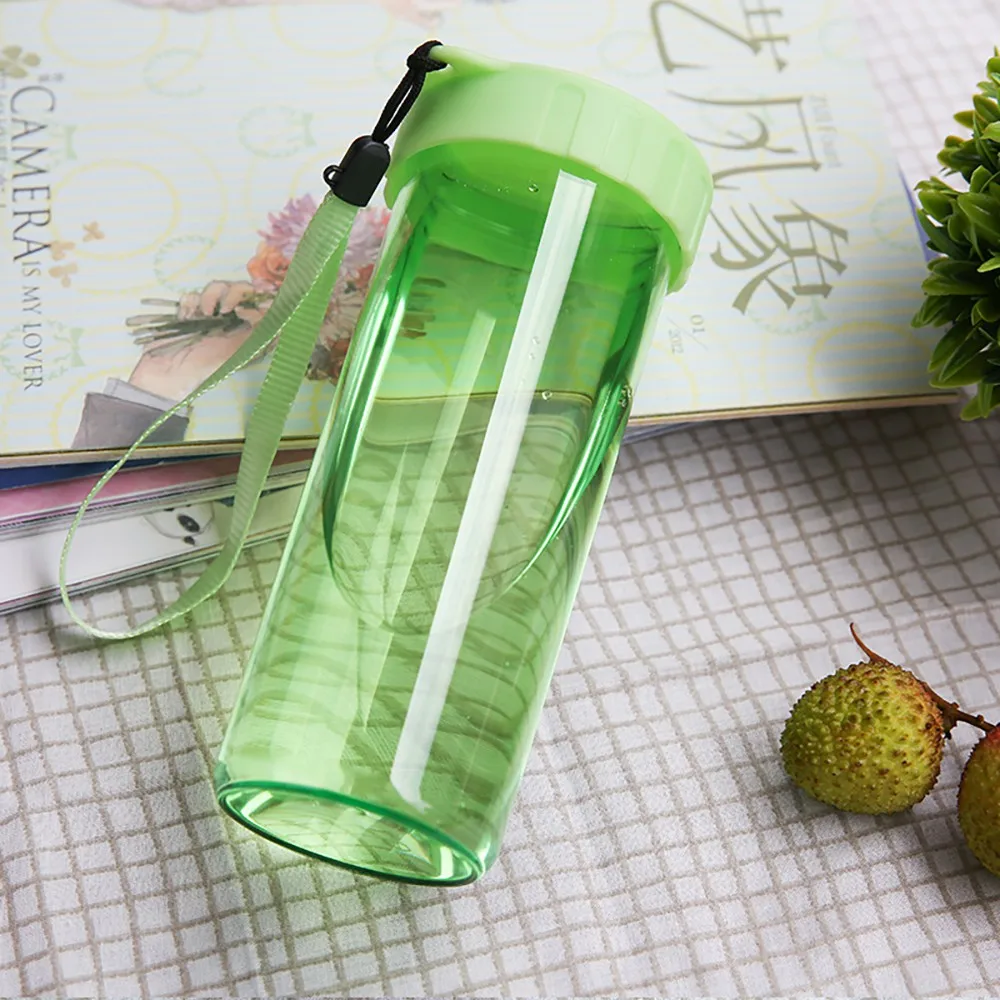 Portable 430ML Leak-Proof and Drop-Resistant Minimalist Water Cup in Solid Color