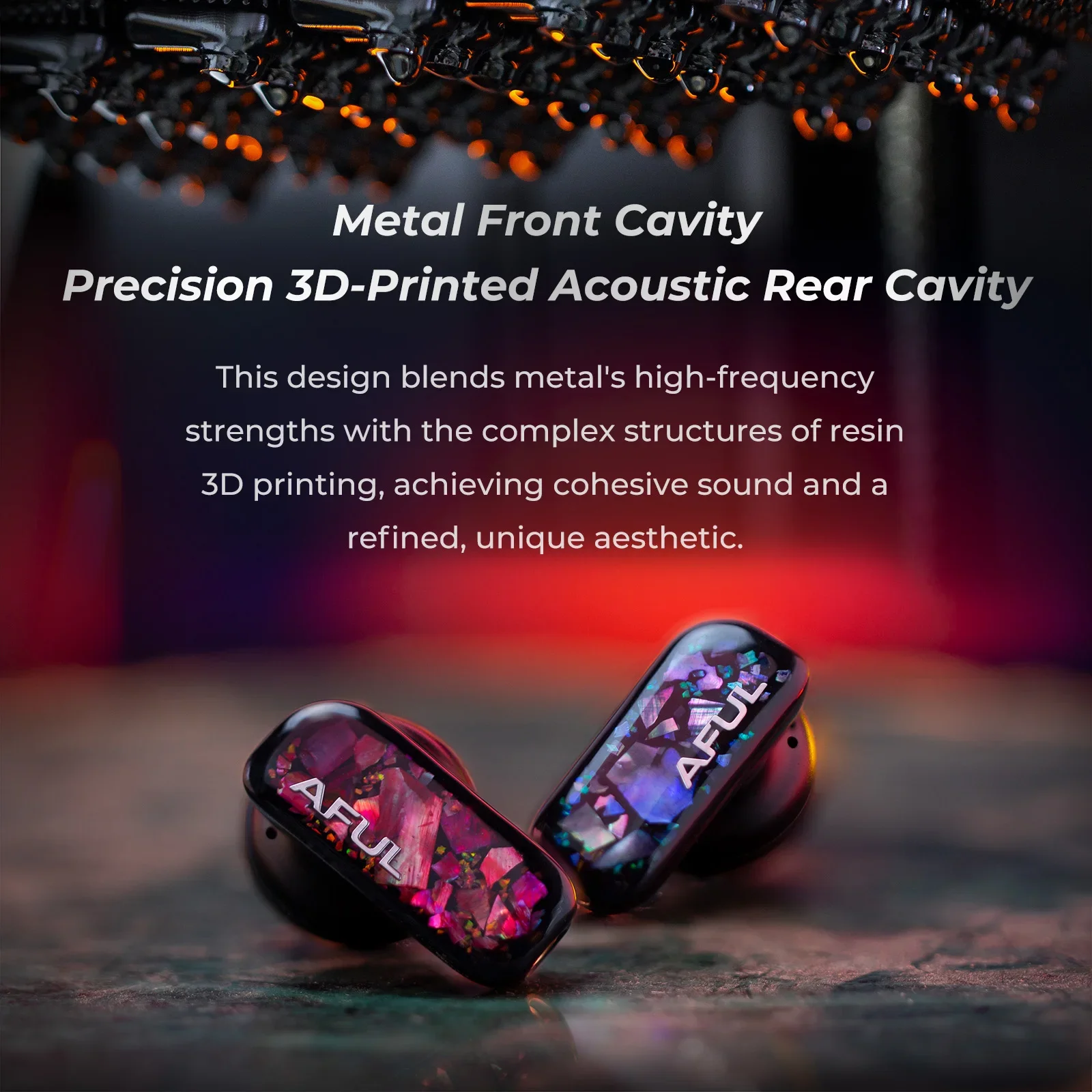 AFUL PolarNight-オープンバック-アコースティックフラットヘッド