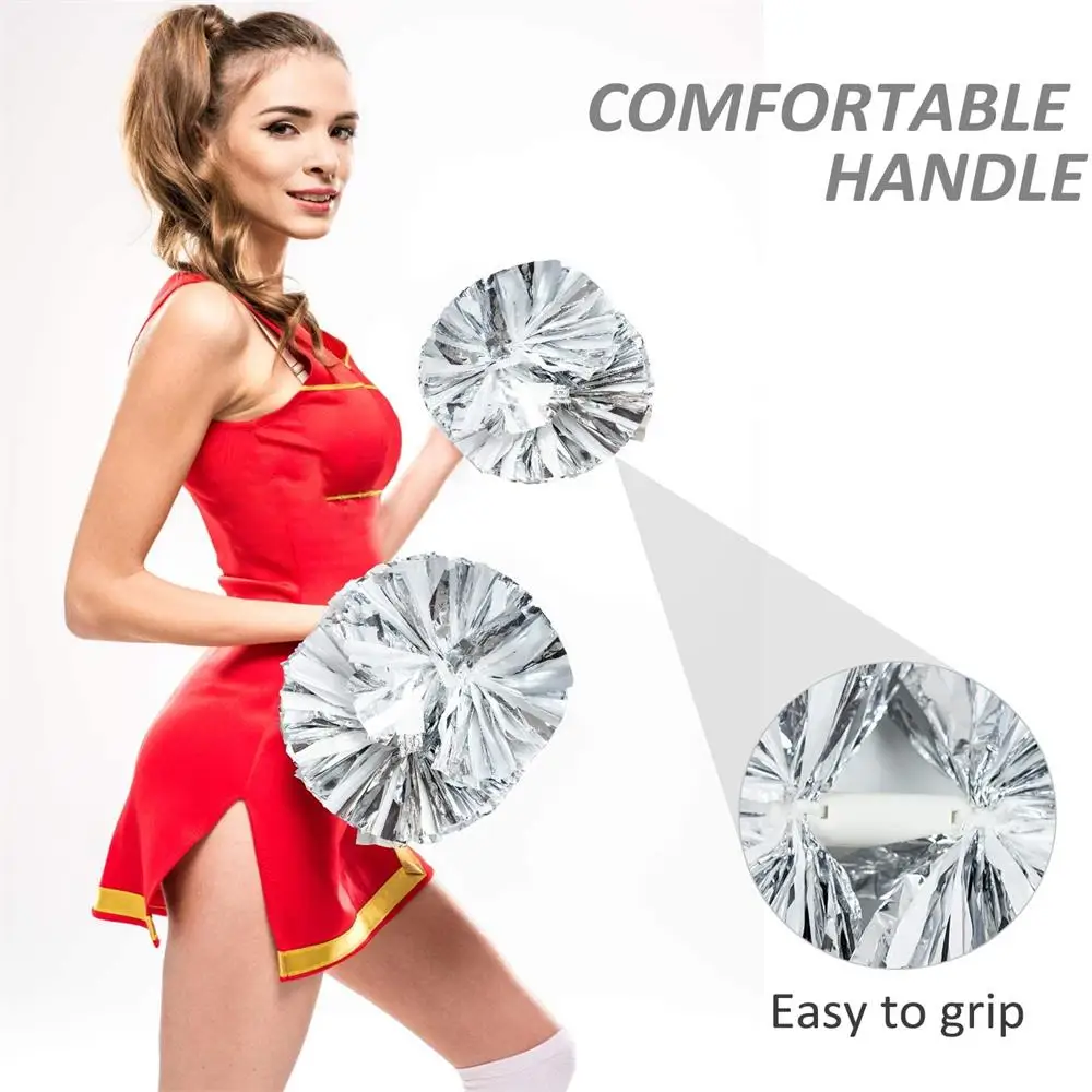 Game Pompoms Cheerleader Cheering Pom Poms Sports Match Vocal Concert Color Free Combination cheap practical cheerleading pom poms