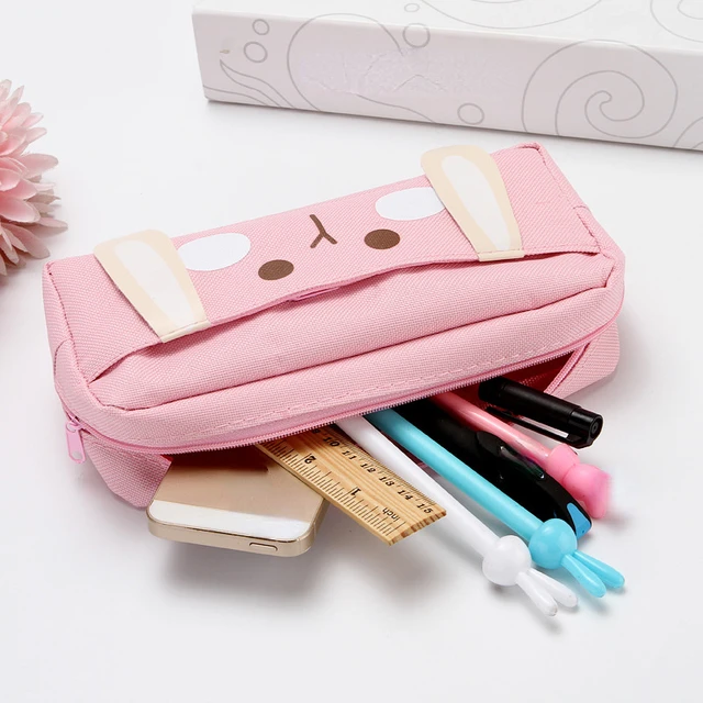Large Pencil Bag Extra Big Pencil Holder Pouch Layered Cute Design And  Large Capacity Pencil Case For Rubber Scissors Pencils - AliExpress