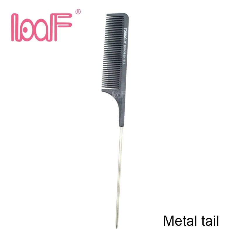 LOOF 1pcs Professional Anti-Static Hairdressing Tail comb Salon Hair Trimmer Brushes hair teasing Styling Wig Comb