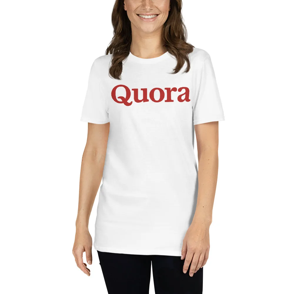 

Футболка унисекс Quora с коротким рукавом
