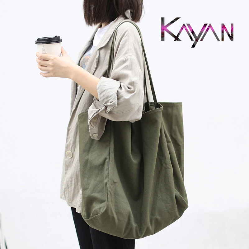 

Causal Fashion Canvas Women Shoulder Bag Korean Large Capacity Vintage Corduroy Literay Shopping Bag For Student Ladies