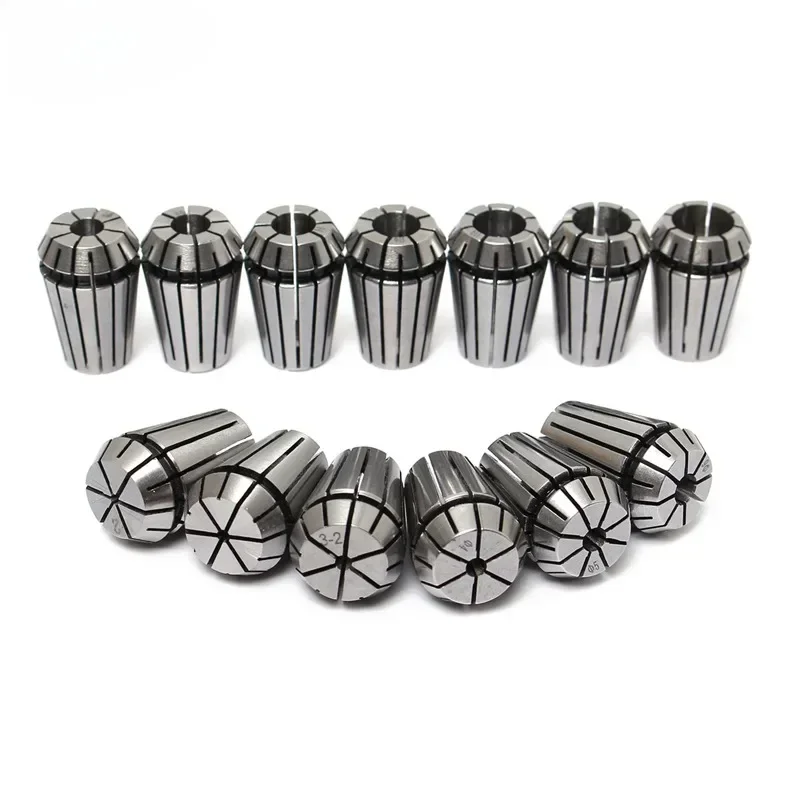 Spring Collet Spring Collet Chuck Engraving Collet Chuck Tool Holder ER11 ER16 ER20 1/4MM 6.35MM 1/8MM 3.175MM 0.008 Spring Collet High Precision Collet Set For CNC Engraving Machine Lathe Tool