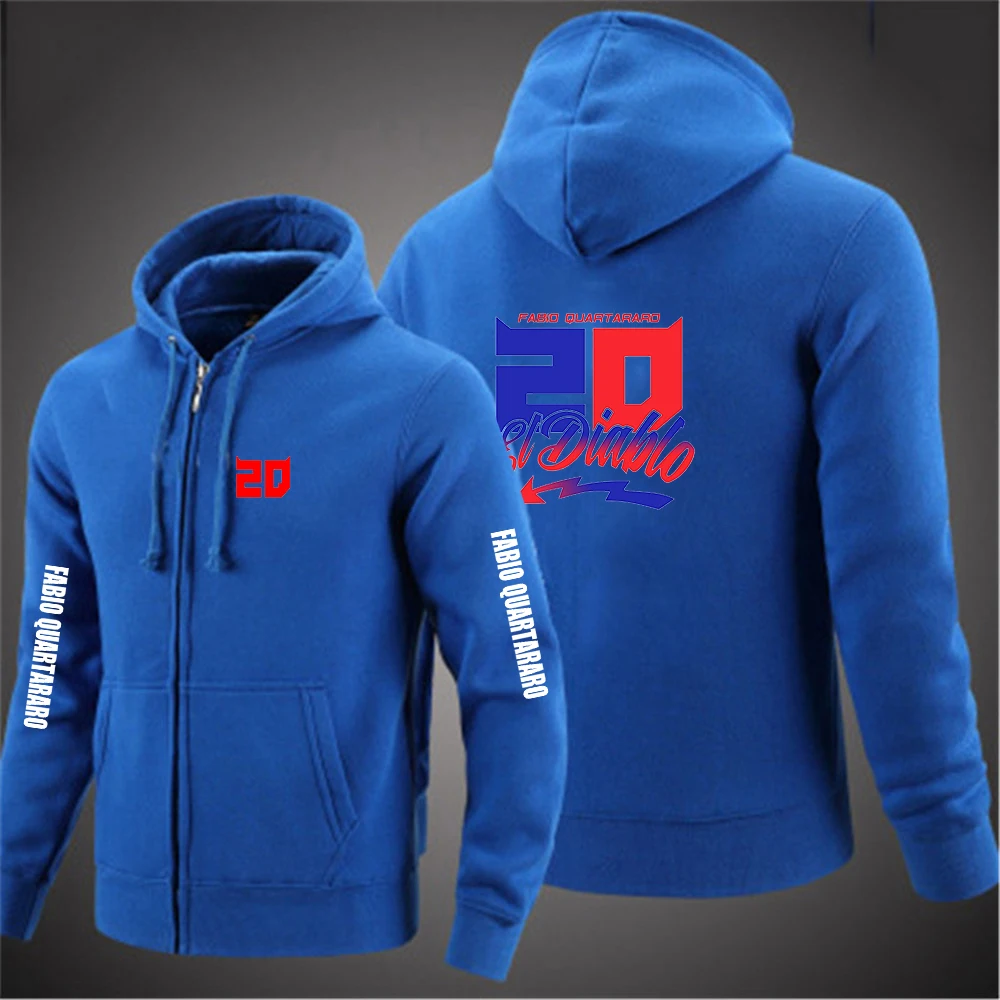 Men's Long Sleeve Hoodie Motorcycle Racing Printed Zipper