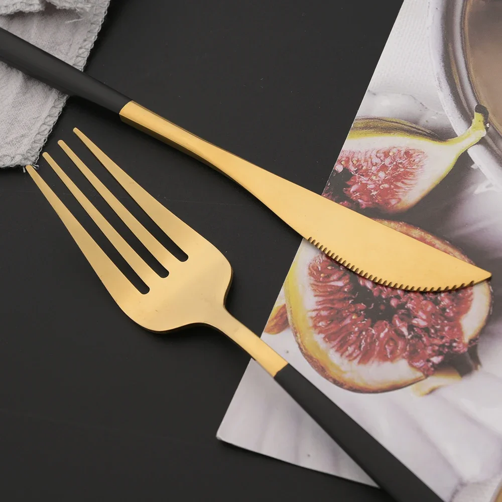 16Pcs ׸  ı η ƿ Į  Ʈ  ũ  Ǭ  Ļ Flatware Ʈ ֹ ǰ ı