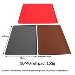 Silicone Non - Stick Baking Mat for Macarons and Swiss Rolls (1PC random color)