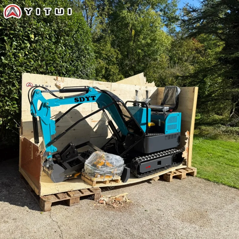 2.0 Ton Mini Crawler Excavator Hydraulic Digger Durable Compact Machinery  For Farm Garden Residential Customized