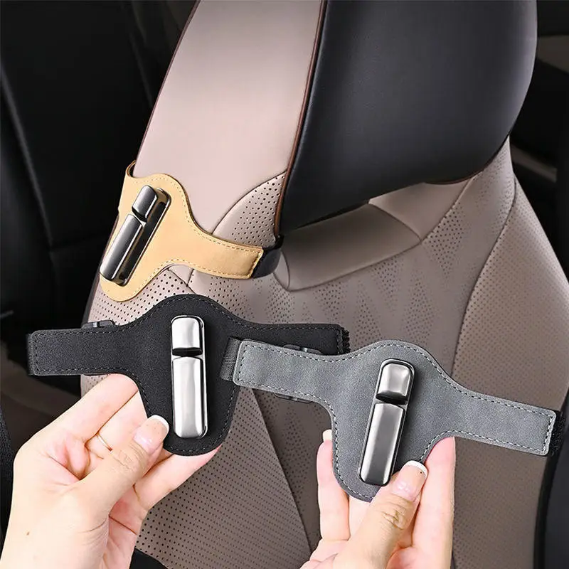 1/2pcs Universal Car Seat Belt Fix Clips Adjustable Elastic Seat Belt Fixing Buckle Limiter Car Interior Accessories