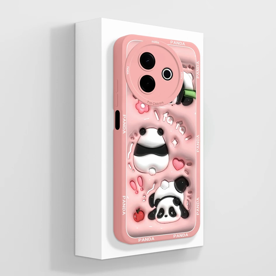 Beautiful Flower & Lazy Kitten Pattern Soft Silicone Anti-Slip Phone Case