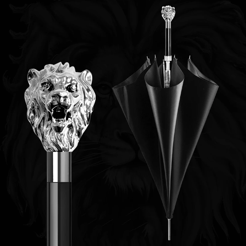 Paraguas de lujo para hombre, sombrilla de tamaño, resistente al viento, automática Plegable, para el hogar|Paraguas| -