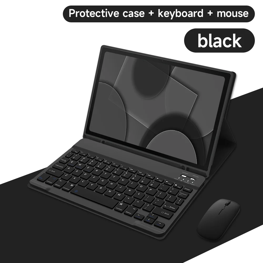 Universal Tablet Case with Bluetooth Keyboard and Mouse