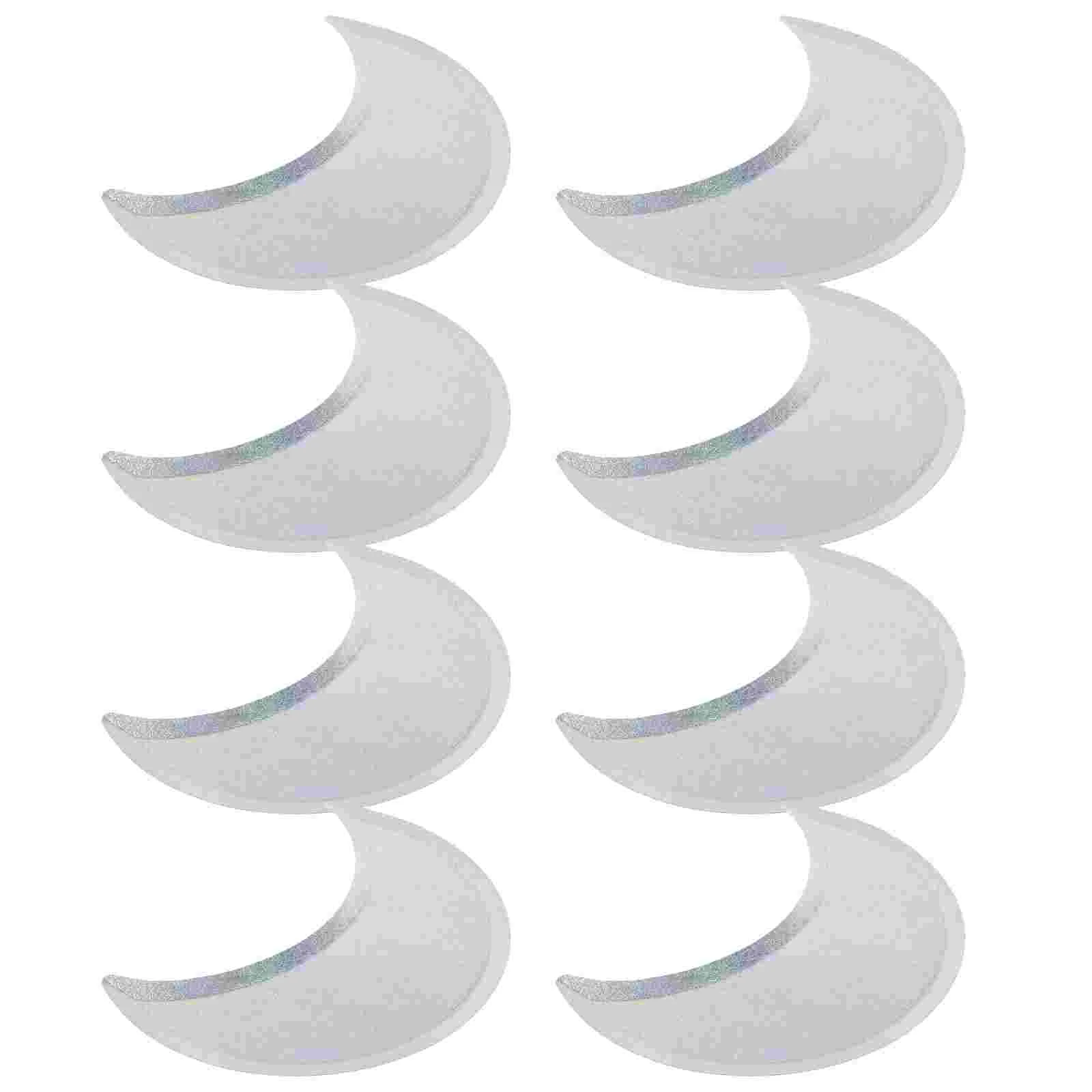 8Pcs Silver Plate Disposable Paper Plates Dishes Party Tableware Celebration Supplies Kids Dessert Plates Cake