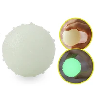 Funny Dog Chew Ball TPR Elastic Luminous Balls Small Dogs Teeth Cleaning Leakage Food Toy Glow in The Dark Ball Pet Toys 2