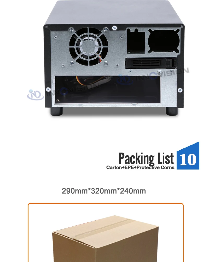 HDD, Suporte Mini ITX Motherboard, Home Office,