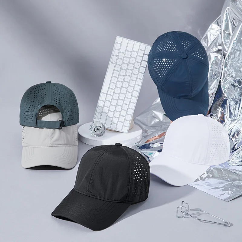 

Sports Quick-drying Cap Breathable Men Women Snapback Hip Hop Hat Mesh Sun Gorras Unisex Casual Plain Adjustable Baseball Cap
