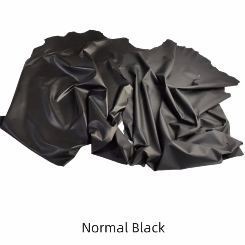 초박형 양가죽, 검은색, 1 층 가죽 원단, 0.3mm 진짜 가죽. 수제 DIY 의류, 다운 재킷 수리