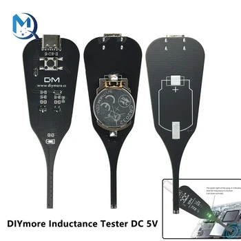 Diymore Tester di Induttanza DC 5V / Tester per Bobine di Schede Madri, Diagnosi Rapida dei Guasti, Interfaccia Type-C