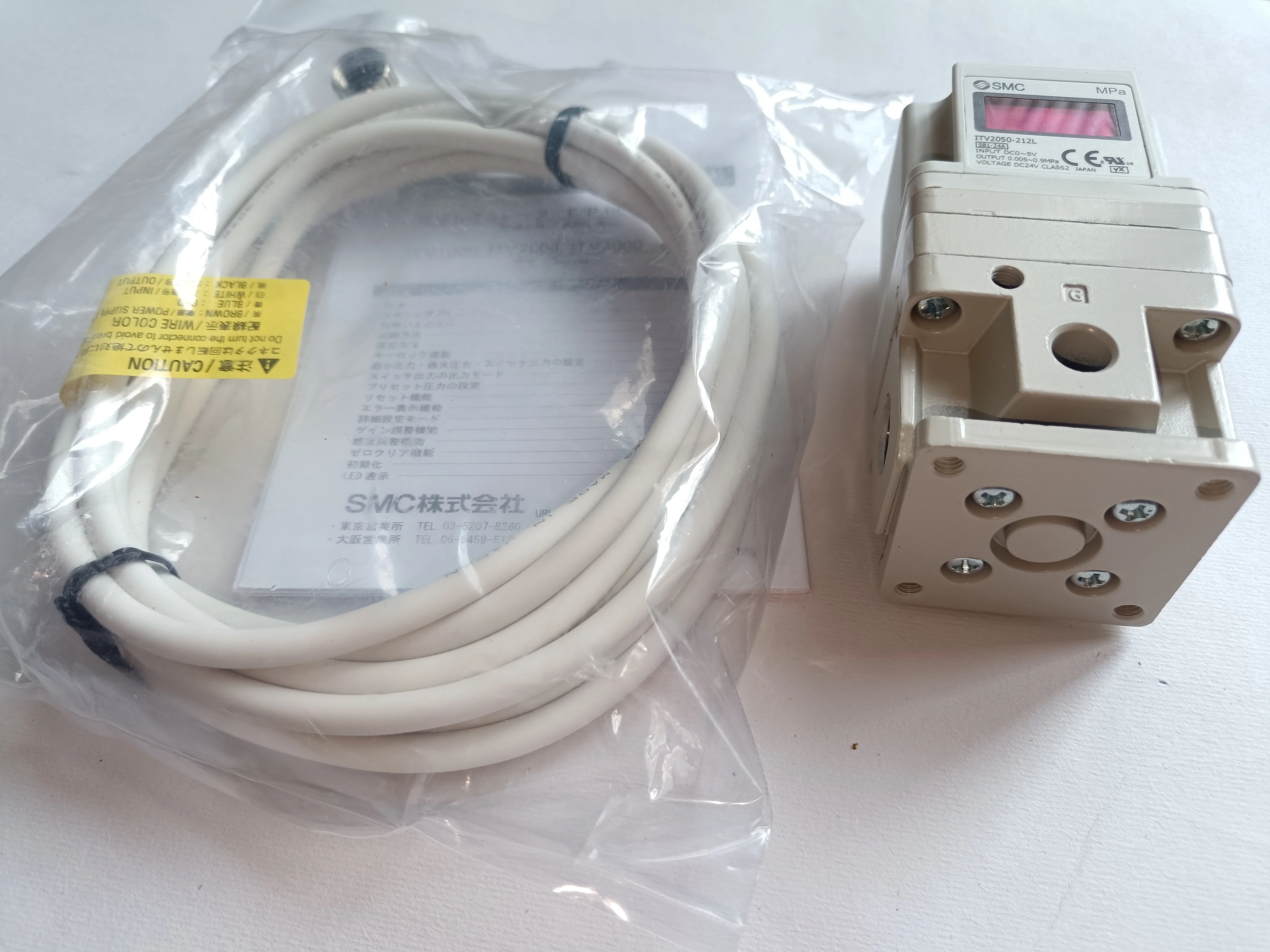 

SMC ITV2050-04N3BL4 Electro-Pneumatic Regulator Proportional Valve ITV