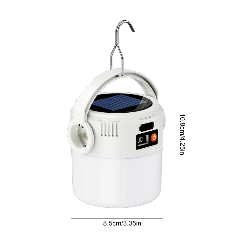 Solar LED Outdoor Camping Lamp Portable TYPE-C Charging